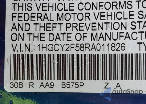 2024 Honda Accord Hybrid Sport from USA, damaged, VIN 1HGCY2F58RA011826